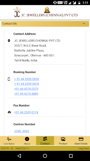 JC Jewellers Screen 3