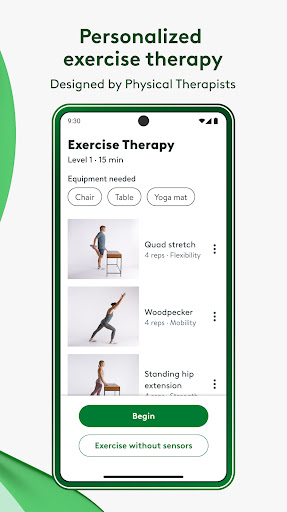 Screenshot of Hinge Health