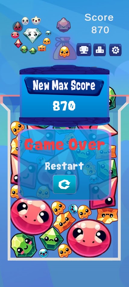 #3. Gem Blast Fusion: ¡Ránking! (Android) โดย: Clegarpi