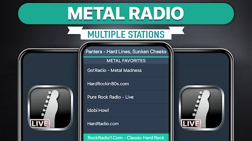 Android application Metal Radio Favorites screenshort