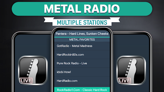 Metal Radio Favorites Screenshot