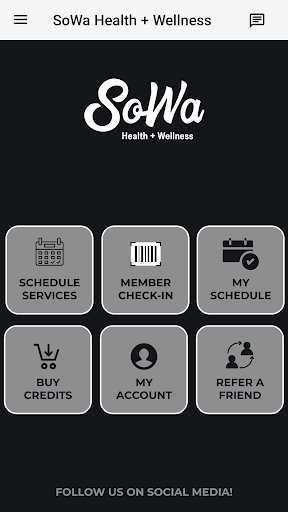 SoWa Health + Wellness. Screen 3