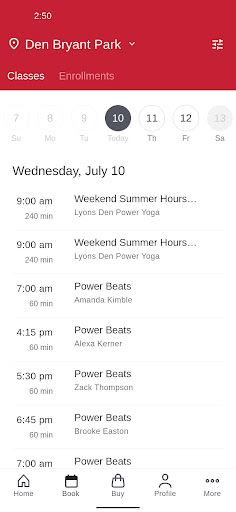 Lyons Den Power Yoga Screen 2