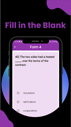 Word Up For TOEIC : Vocab Test Screen 3