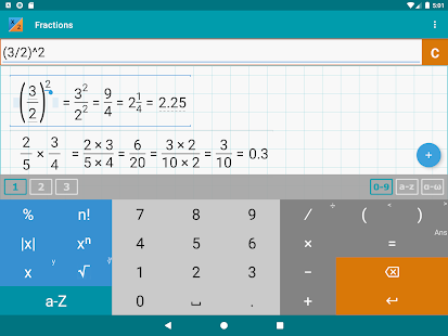 Fraction Calculator + Math PRO Ekran görüntüsü