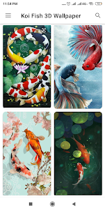 Koi Fish 3D Wallpaper