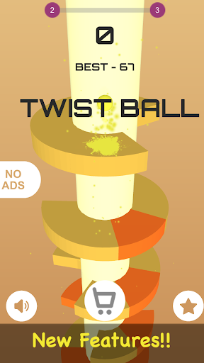 Twist Ball:Free Spiral Game 2021 2.0 screenshots 2