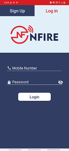 Android application NFire Configurator screenshort