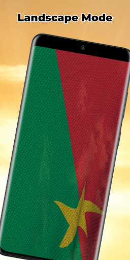 Burkina Faso Flag Live Wall Screen 3