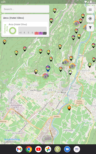 Climb Locator Screen 3