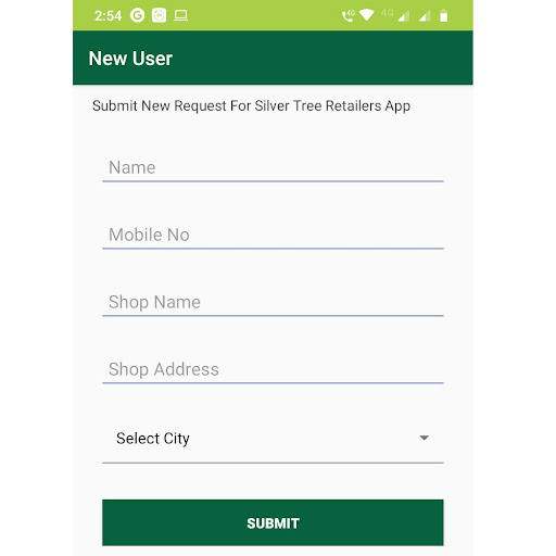 Silver Tree Retailers App Screen 3