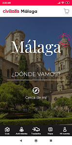 Screenshot 1 Guía de Málaga de Civitatis android