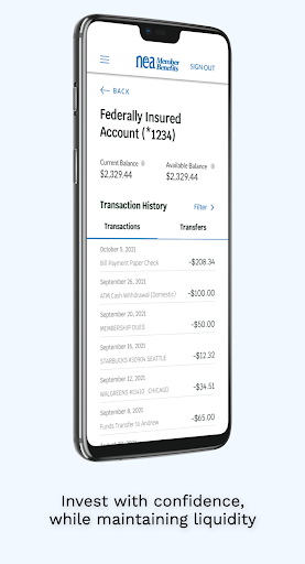 NEA Smart Money Account Screen 3
