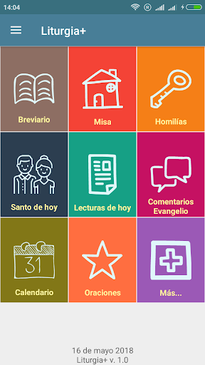 Android application Liturgia+ screenshort