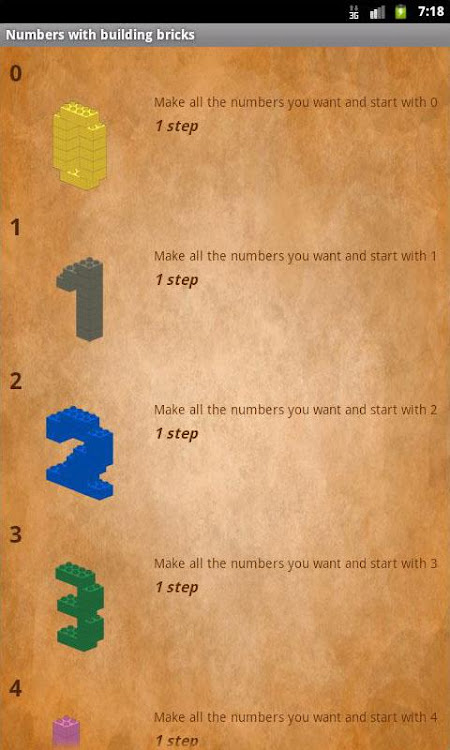 Numbers with building bricks - 3.10 - (Android)
