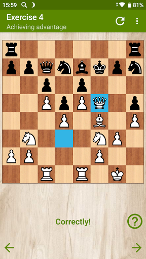 Screenshot of e4 c6 - playing white!