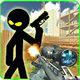 Stickman Shoot Survival Range icon