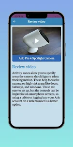 Arlo Pro 4 Camera App Guide