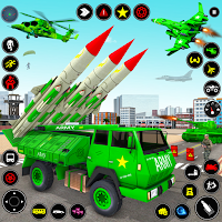 Army Truck Robot Car Game 3d