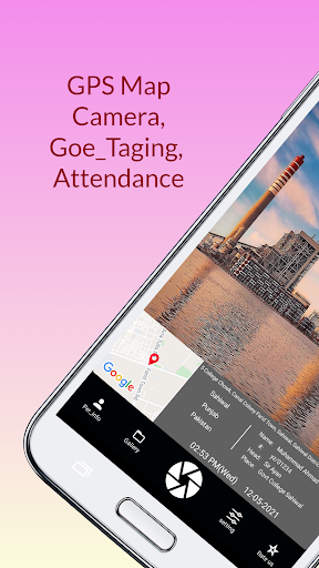 GPS Map Camera Selfie Attendance Pic Geo Tagging