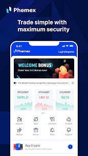 Phemex: Top Bitcoin Exchange App, Crypto 1