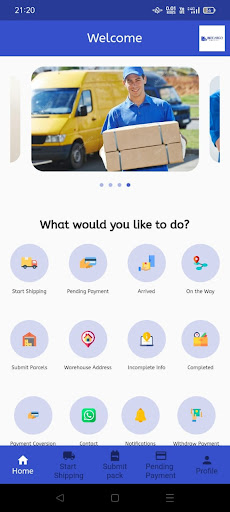 Android application IBCCARGO Admin screenshort