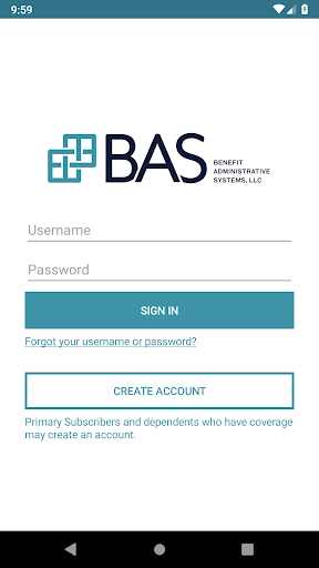 Android application BAS Health screenshort
