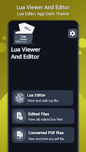 Lua Viewer: Lua Editor