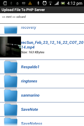 Upload File To PHP Server