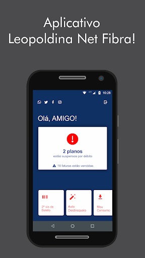 Android application LEOPOLDINA NETFIBRA screenshort
