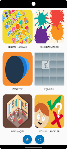 Android application Beyin Oyunları screenshort