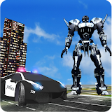Police Transformation Robot: Police Car Robot Wars icon