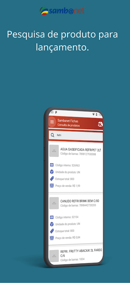 #5. Sambanet Fichas (Android) 게시자: Getway Automação