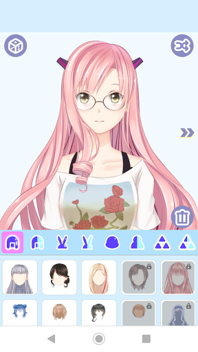 Android application Pretty Avatar Factory screenshort