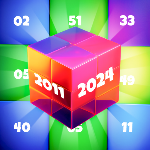 Chain 2048 Merge Game 3D logo