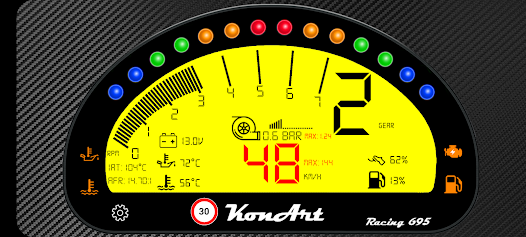 Screenshot 5 Dashboard Racing 695 android