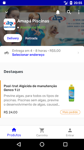 Android application Amapá Piscinas screenshort