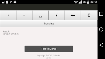 Morse Code Translator APK צילום מסך #4