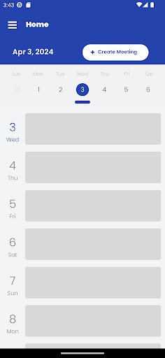 Android application MediSchedule screenshort