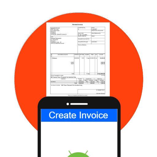 Tally in Mobile App GST Bills logo