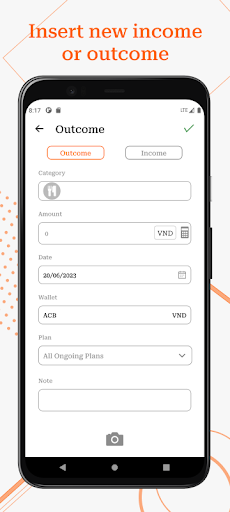 Android application My Daily - Chi Tiêu Cá Nhân screenshort