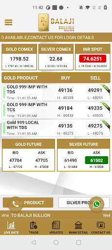 Balaji Bullion Screen 3