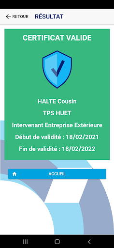 EQIOM Contrôle Sécurité Screen 3