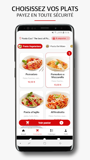 Android application Pasta Casi screenshort