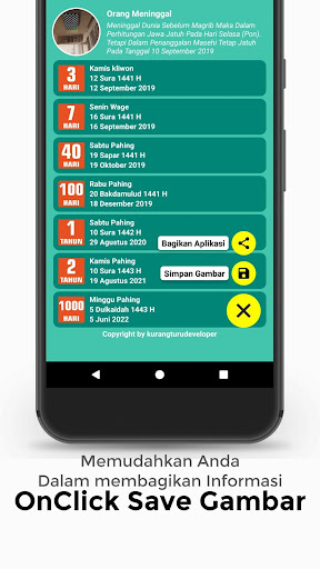 Hitung Hari Peringatan Kematia Screen 3