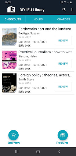 DiY IEU Library Screen 2