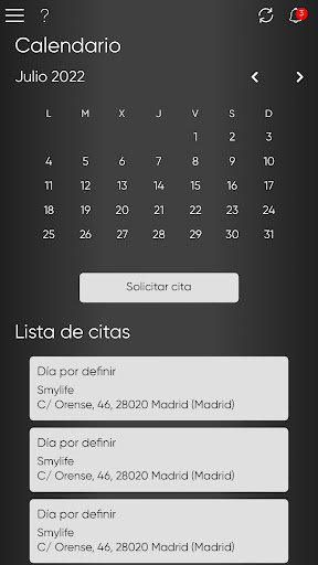 Smylife App Screen 3