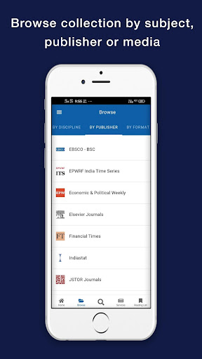 Krea University eLibrary Screen 3