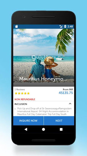 Mauritius Holiday Packages Screen 2
