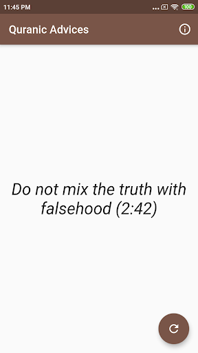 Android application Quranic Advices screenshort